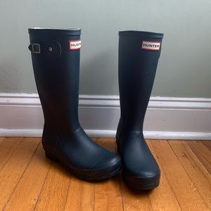 Original Big Kids Hunter Rain Boots | Size 5